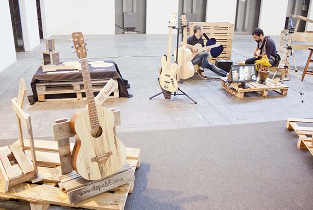 Depalet: instrumentos ecológicos fabricados con madera desechada